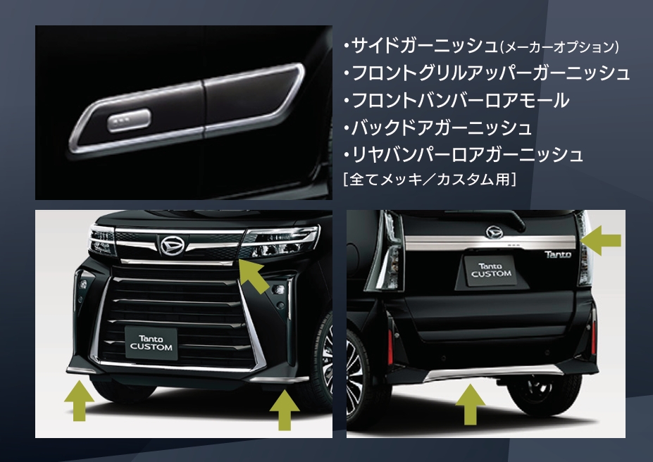 ダイハツ純正タント リヤバンパー新品 ダイハツ 純正 タント 《 L375S 》 リアバンパー 52159-B2420-A0